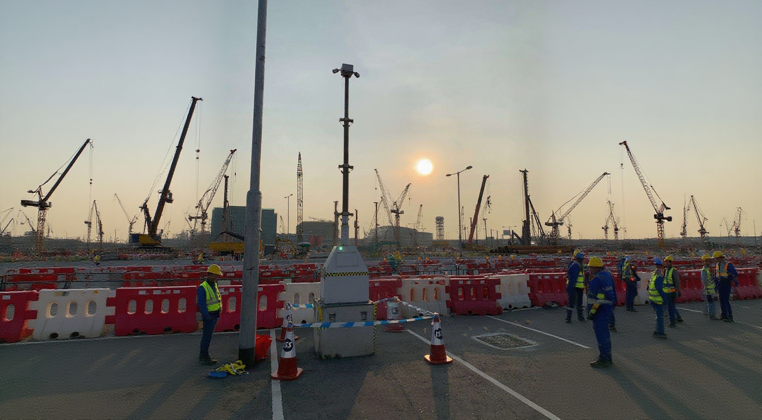 機(jī)場施工監(jiān)控不用愁，友聯(lián)哨兵移動兵站隨用隨走